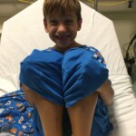 Sportin his new Vanderbilt PJs